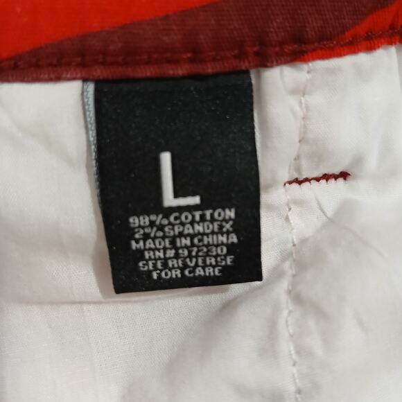 ALMOST FAMOUS Women's L Red/Black/White Camo Cargo Pants Cotton/Spandex Blend - Picture 5 of 12